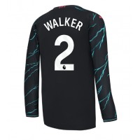 Manchester City Kyle Walker #2 Tredje Tröja 2023-24 Långa ärmar